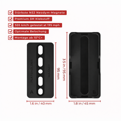 Magnet License Plate Holder